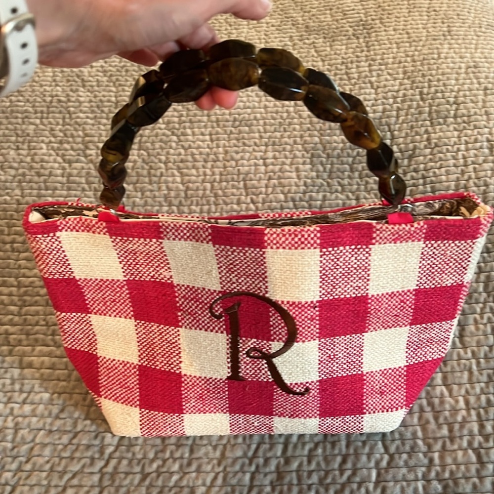Pink & Cream Handbag - Picture 3 of 8